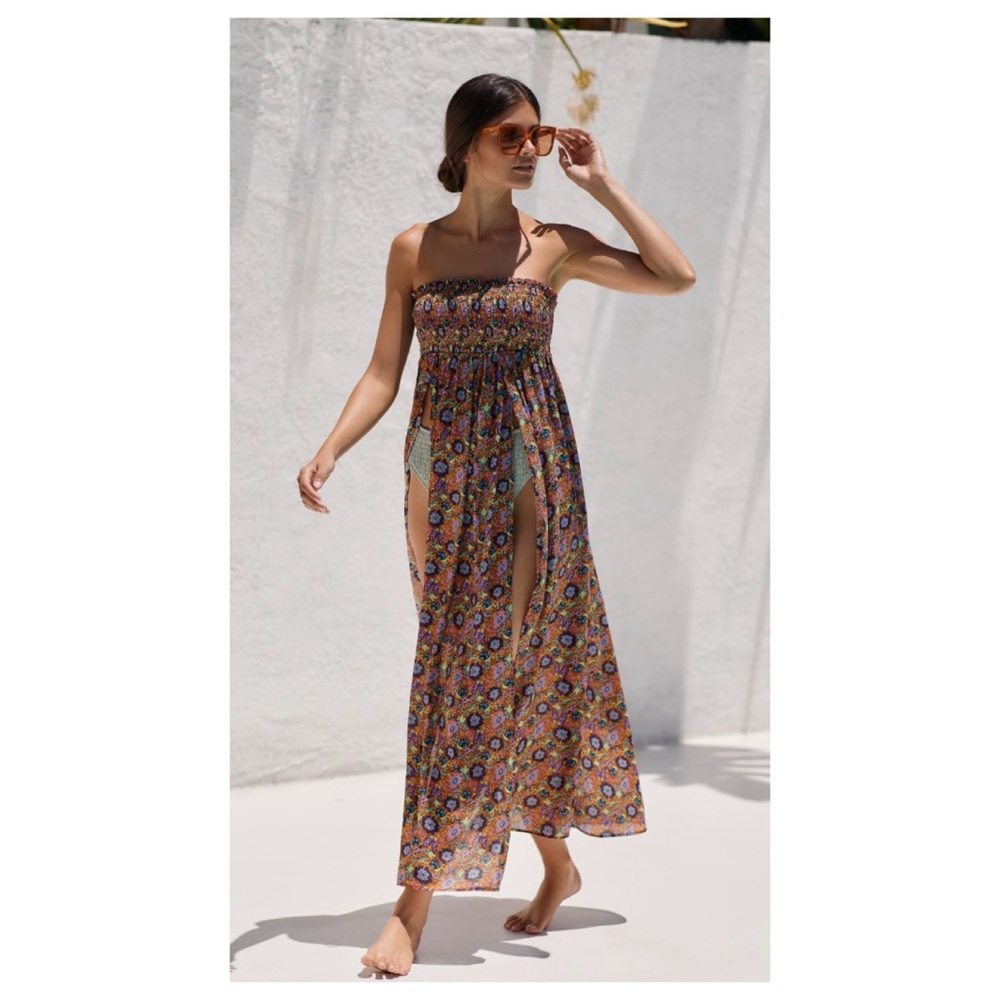 NWOT Anthropologie Drama Swim Coverup Dress  Size Medium